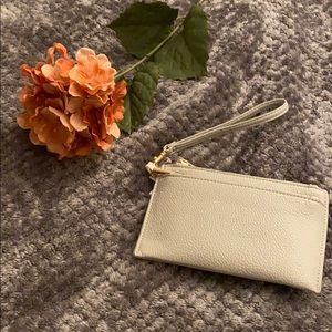 NWT Light Gray Wristlet